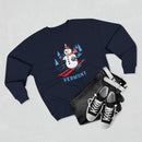 Premium Vermont Skiing Snowman Sweatshirt-11