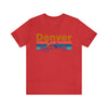 Denver, Colorado Shirt - Mountain Sunset Unisex Denver T-Shirt