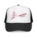 Whitefish, Montana Ski Bunny Foam Trucker Hat-4