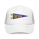 Tucson, Arizona Pennant Trucker Hat — Retro Flag Foam Cap-5