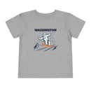 Washington Yeti Snowboard Toddler Tee-4