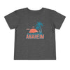 Anaheim, California Toddler T-Shirt - Retro Palm Tree Toddler Anaheim Shirt