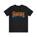 Ouray, Colorado Shirt - Mountain Sunset Unisex Ouray T-Shirt-2