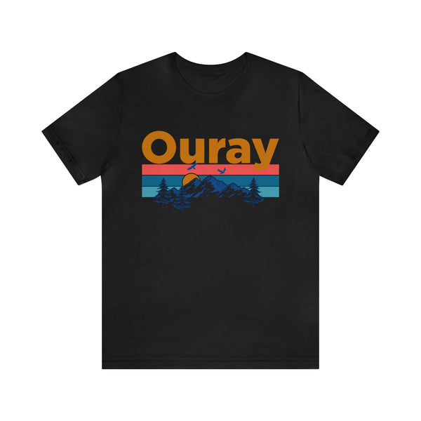 Ouray, Colorado Shirt - Mountain Sunset Unisex Ouray T-Shirt