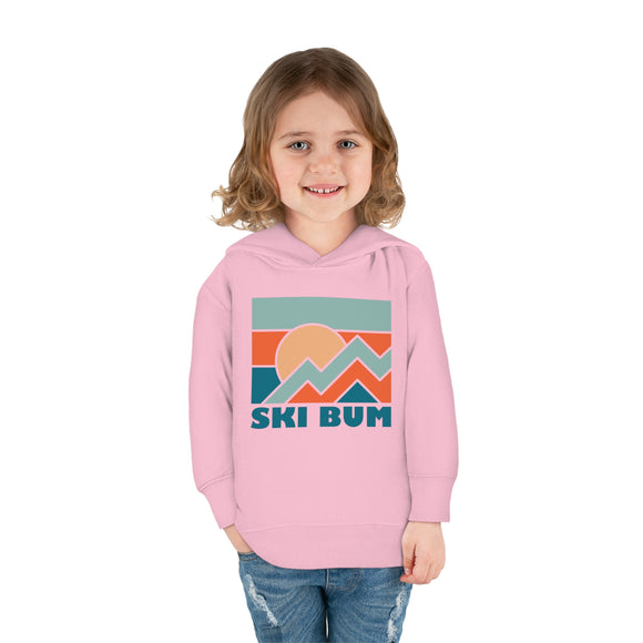 Ski Bum Toddler Hoodie - Unisex Ski Bum Toddler Sweatshirt
