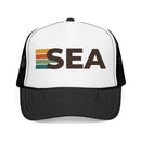 Seattle, Washington Trucker Hat - SEA Abbr retro cap-2
