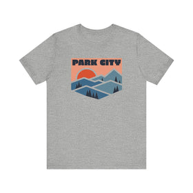 Buy athletic-heather Park City, Utah T Shirt - Retro Graphic Tee