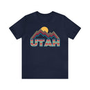 Utah T Shirt Retro Mountain - Unisex Utah Shirt-8