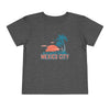 Mexico City, Mexico Toddler T-Shirt - Retro Palm Tree Toddler Mexico City Shirt