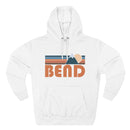 Bend, Oregon Hoodie - Retro Mountain Unisex Sweatshirt-2