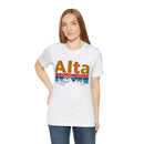 Alta, Utah Shirt - Mountain Sunset Unisex Alta T-Shirt-91