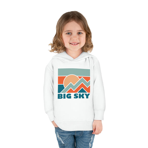 Big Sky, Montana Toddler Hoodie - Unisex Big Sky Toddler Sweatshirt