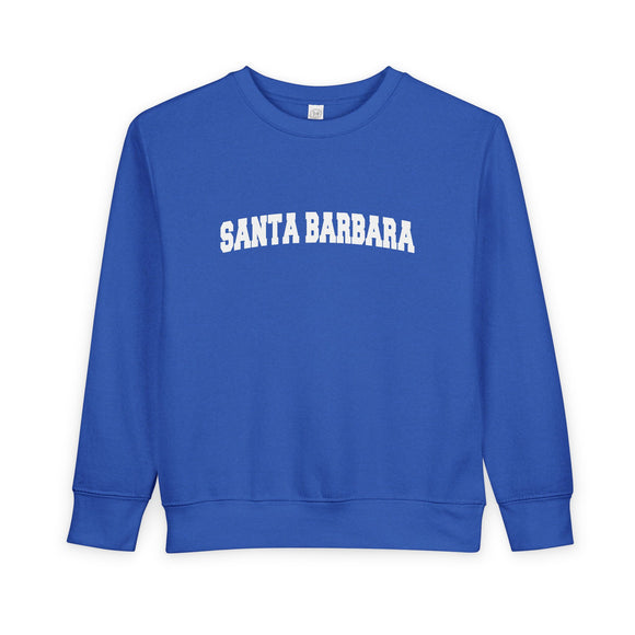 Santa Barbara, California Sweatshirt - Santa Barbara Toddler Crewneck Sweatshirt