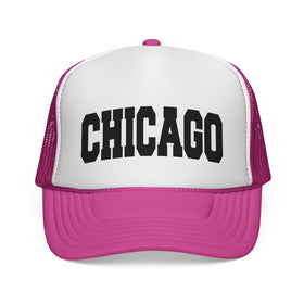 Buy pink Chicago, Illinois Collegiate Style Trucker Hat