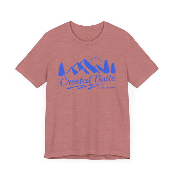 Crested Butte, Colorado T-Shirt - Retro Mountain Unisex Crested Butte Shirt