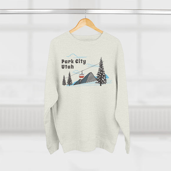 Premium Park City, Utah Sweatshirt Unisex Crewneck, Premium Sweatshirt, Crewneck Jumper, Ski Resort Apparel
