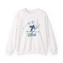 Utah Sweatshirt - Vintage Skiing Graphic Crewneck-1
