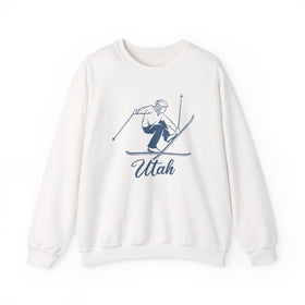 Utah Sweatshirt - Vintage Skiing Graphic Crewneck