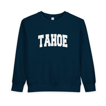 Buy navy Lake Tahoe, California Toddler Sweatshirt - Lake Tahoe Toddler Crewneck Sweatshirt