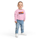 Michigan Toddler Sweatshirt - Retro Sun Michigan Toddler Crewneck Sweatshirt-17