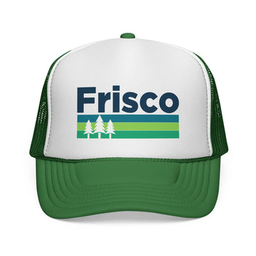 Frisco, Texas Retro Trees Trucker Hat - Vintage Style Frisco Cap - 0