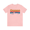 Oregon T-Shirt - Mountain Sunset Unisex Oregon Shirt