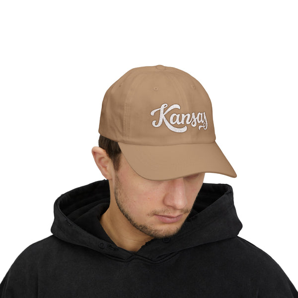 Kansas Dad Hat - Embroidered Kansas Classic Dad Cap