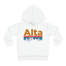 Alta Toddler Hoodie - Retro Mountain Sun Unisex Alta Toddler Sweatshirt-5
