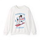 Snowmass, Colorado Sweatshirt - Ski Snowman Graphic Crewneck-1