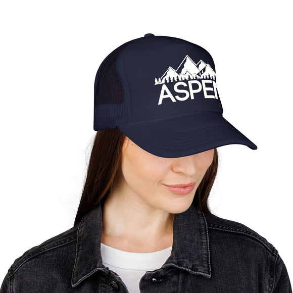 Aspen, Colorado Trucker Hat - Aspen Cap