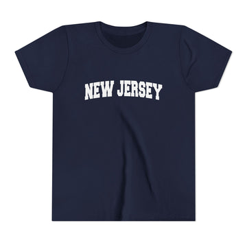Buy navy New Jersey Youth Graphic Tee - Kids T Shirt