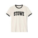Stowe, Vermont Cotton Ringer Graphic Tee - Unisex Stowe T Shirt, Vintage Style Tee, Men's/Women's Tee-2