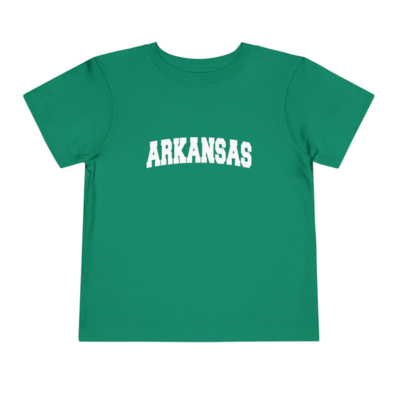 Arkansas Toddler Graphic Tee - Kids Arkansas Vacation Shirt