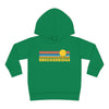 Breckenridge, Colorado Toddler Hoodie - Retro Sunrise Unisex Breckenridge Toddler Sweatshirt