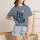 Maine T Shirt, Comfort Colors Cotton 100% Cotton Trees Tee-17