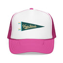 Virgin Islands National Park Pennant Trucker Hat — Vintage Foam Mesh Cap-5
