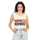 Ohio Retro Sunstripe Tank Top | Comfort Colors - 100% Cotton-10