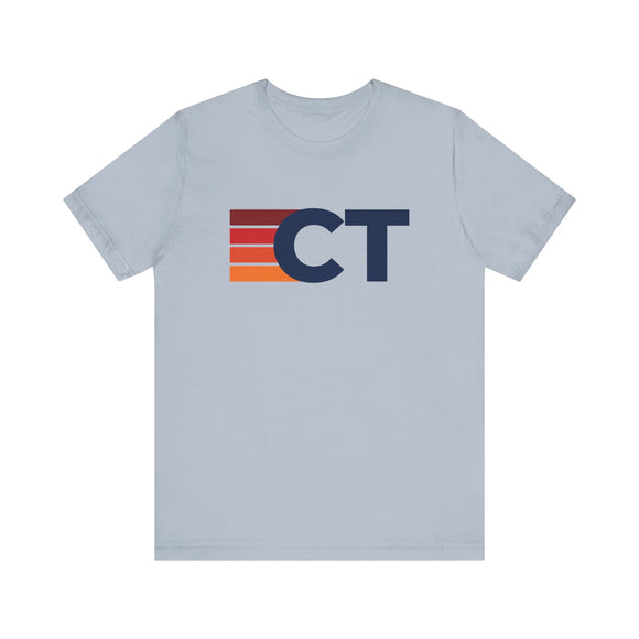 Connecticut Retro Stripes T-Shirt | Connecticut State Tee