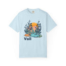Vail, Colorado Graphic Tee, Comfort Colors Retro Unisex Vail T shirt-5