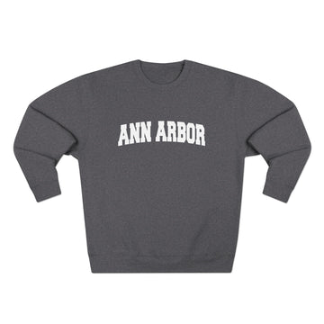 Premium Ann Arbor, Michigan Retro Graphic Sweatshirt