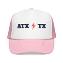 Austin, Texas Retro Trucker Hat - Lightning Foam Cap-3