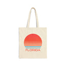 Florida Cotton Canvas Florida Tote Bag - Retro 80s-1