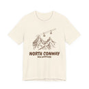 North Conway, New Hampshire Mountain T-Shirt — Vintage Gondola Ski Mountain Tee-1