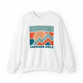 Jackson Hole, Wyoming Sweatshirt - Unisex Crewneck Jackson Hole Sweatshirt