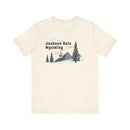 Jackson Hole, Wyoming T-Shirt - Retro Ski Mountain Gondola Unisex Jackson Hole Shirt-4