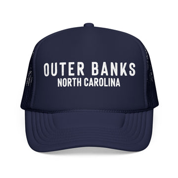 Outer Banks, North Carolina Trucker Hat - Foam Outer Banks Cap