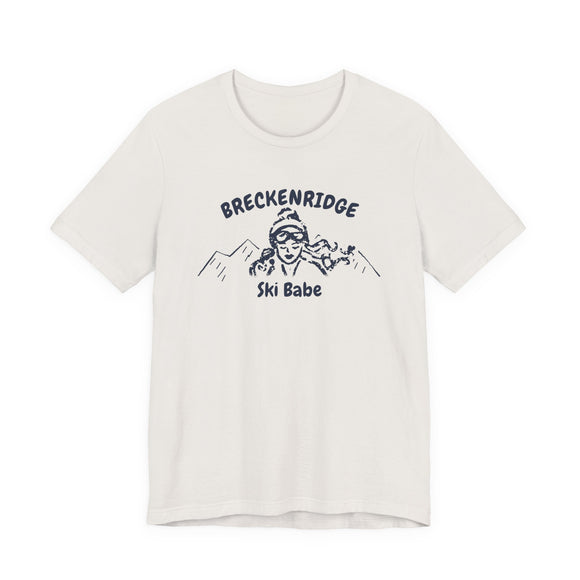 Breckenridge, Colorado Ski Babe T‑Shirt - Retro Skiing Graphic Tee
