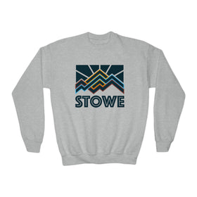 Stowe, Vermont Youth Sweatshirt - Unisex Kid's Stowe Crewneck Sweatshirt