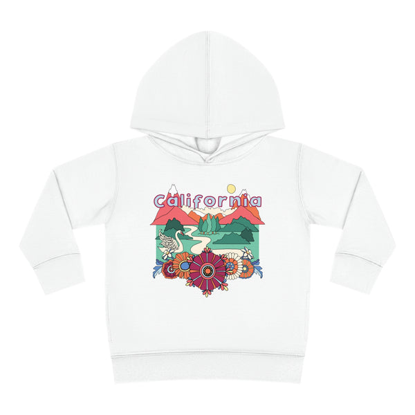 California Toddler Hoodie - Boho Mountain Unisex California Toddler Sweatshirt