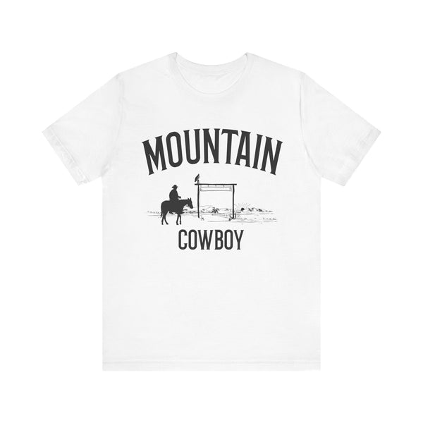 Mountain Cowboy T Shirt - Mountain Graphic Tee